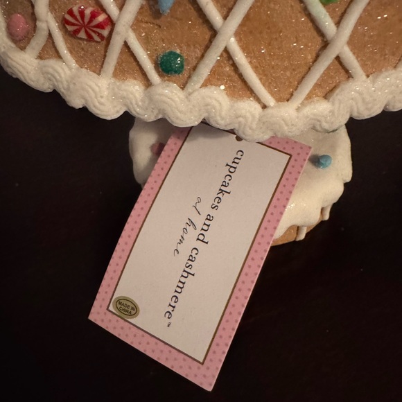 13" Cupcakes & Cashmere Pastel Sugar Icing Gingerbread Tree Star Peppermint New - Picture 2 of 4